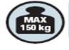 Max 150kg